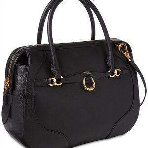 AUTHENTIC RALPH LAUREN MEDIUM LEATHER BAG